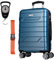 NOWI Handgepäckskoffer Bergamo – Koffer 37L mit Hartschale, Zahlenschloss & 4 Rollen – Leichter Kabinentrolley 55x40x20 cm, robust & ideal als Reisekoffer mit Rollen klein für Flugreisen (türkis, M)