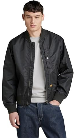 G-STAR RAW Herren Deck Bomber Jacke, Schwarz (dk black D24754-C143-6484), XL