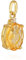 NKlaus Kettenanhänger 333 Gelbgold 8 Karat 13x8mm mit echt Citrin Damen Amulett 14556