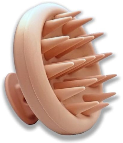 Kopfhaut Massagebürste Silikon, KMARKT, Shampoo Bürste, Kopfhautbürste Verbessert die Durchblutung der Kopfhaut, Haarwaschbürste perfekt für Haarwachstum, Haarmassagebürste, Rosa, Lila