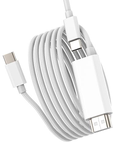 HDMI Cable USB C Adapter TV Charger Portable 100W Charging Type Projector Station OLED Android Cord compatible for Samsung for Apple iPhone15 Accessorie 4K Screen Power Docking Console Monitor MacBook