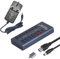 Balabaxer 7 Port Aluminium USB 3.0 Hub with charging function, 36W (12V/3A) power adapter, individual power switches