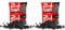 Fjuka 2in1 FatBoys - 10mm Hook Bait. The soft feed pellet & attractant (black) (Pack of 2)