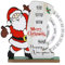 Holz-Weihnachtskalender 2025 - rotierender Weihnachtskalender, Countdown-Tafel-Dekoration, Holz-Tischkalender Datum, Woche, , Kalender für Büros u