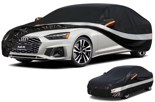 Holthly Bâche pour Audi A5 Cabrio/Sportback/Coupe/Avant (2009-2025) - Housse Voiture 10 Couches 100% Imperméable, Protection Matière Souple et Respirante