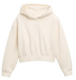 TOM TAILOR Mädchen Kinder Cropped Hoodie Sweatshirt mit Print