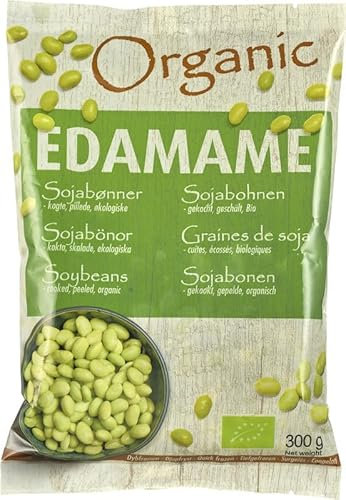 Organic Bio Edamame Sojabohnen, gekocht & geschält, 300 g