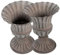 BESTOYARD 2piezas Jarrón De Cementerio De Hierro para Flores Artificiales Decoración De Resistente La Intemperie para Memoriales y Celebraciones Jardines