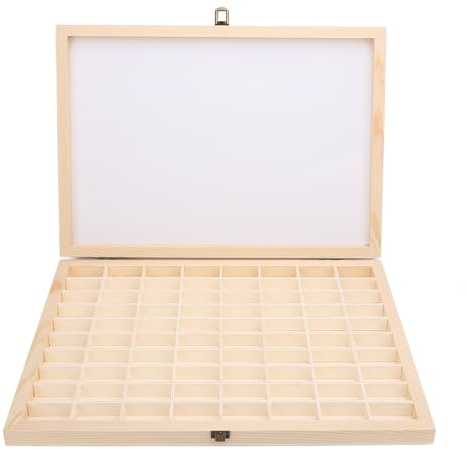 Kamerafilm -Display -Box für 135 35 -mm -Filme, Hölzerne 80 Slots Kamera Rollenspeicherschrank Display Regal für Fotografen zu Hause, Fotografiefilm Speicherhülle