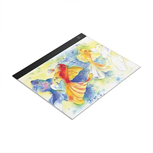 LED A3 Light Panel Grafik-Tablet Light Pad Copyboard mit Verstellbarer Helligkeit von 3-Level, Diamond-Juwelenfarbe für die Verfolgung des Zeichnens, Anzeige