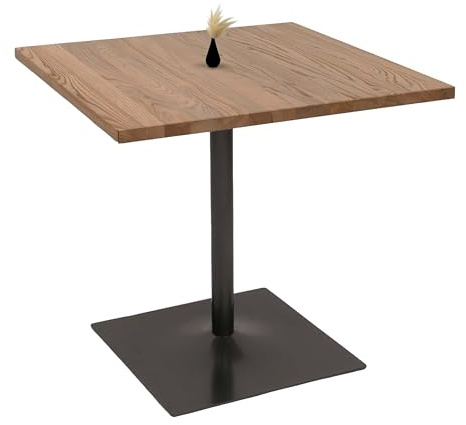 Mendler Bistrotisch HWC-H10 75x80x80cm Holz - Hellbraun