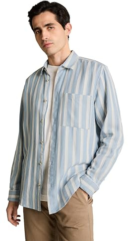 TOM TAILOR Herren Regular Fit Hemd mit Struktur