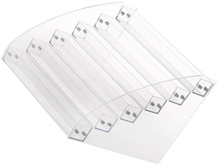 VILLFUL Nagellack und Kompakter Leichter Struktur aus Acryl Mehrschichtiger Organizer mit Stabiler Flacher Basis für Praktische Kosmetik Aufbewahrung und Lippenstift Präsentation