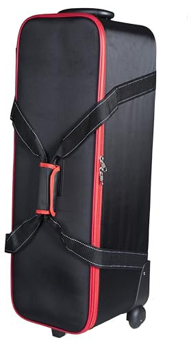 LENCARTA CB 04 Photography Roller Bag | 30x11x11 / 79x27x27cm | Travel Luggage Photography Bag with Caster Wheels for Studio Equipment, Video Light, Flash, Light Stand Tripod Bag