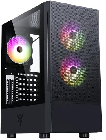 Itek Case SIISBE 3.0 - Gaming Middle Tower, 3x12cm ARGB fan, USB3, Side Panel Temp Glass with hinge