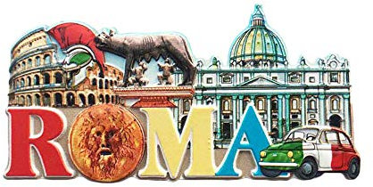 3D Roma Rom Italien Kühlschrank Kühlschrankmagnet Tourist Souvenirs Handmade Harz Handwerk Magnetische Aufkleber Home Küche Dekoration Reise Geschenk