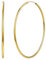 Silvora Creolen Golod Groß 70mm Hoop Kreis 925 Silber Creolen Groß Polierte 70mm Damen Runde Kreis Endless Ohrringe 18K Vergoldet Ohrringe Antiallergische Earrings