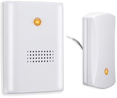 Klingel Weiterleitung System – Türklingel per Funk übertragen, Gongsignal weiterleiten, KOMPLETT SET, Modell HM.70860.W – Drahtlos und Benutzerfreundlich