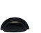 Bari, Cup Cabinet Bedroom Handle, Matte Black, 76mm Hole Centres, Kitchen & Bedroom Handle