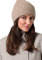 Style & Republic Kaschmir Mütze-Beanie Damen aus 100% Cashmere - Dein kuscheliger Premium Beanie für stilvolle Herbst- & Winter-Momente - Nougat