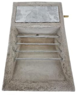 Bebedero O Comedero de Hormigón Vegara Stone (40X25) - Durabilidad para Tus Aves
