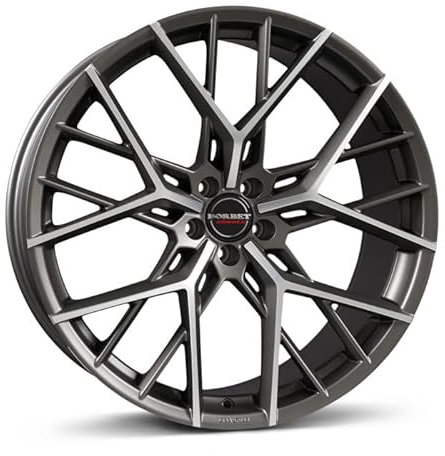 Borbet Felge BY 8x18 ET30 5x112 titan polished matt BY 80830112566,7TPM