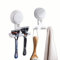 TAILI Dusche Rasierklingenhalter Saugnapf Haken 2 Pack Vakuum Saug Rasierklingenaufhänger für Dusche Wand Saug Tür Haken für Bad Handtuch Schwamm Rasierer Halterung für Badezimmer Abnehmbar