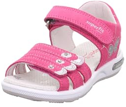Superfit Mädchen Emily Sandale, Pink Silber 5510, 33 EU