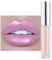 Lip Gloss Metallic Lipgloss Glitter Lipstick Non-Stick Cup Lipstick Pink Long-Lasting Lip Gloss, Pink Liquid Lipgloss for Shiny And Sparkle (#05)
