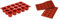 silikomart 20.059.00.0060 SF059 Moule Forme Bordelaise 15 Cavités Silicone Terre Cuite & 20.013.00.0060 SF013 Moule Forme Tartelette 15 Cavités Silicone Terre Cuite