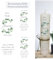 Kerzenfolie | Folie für Kerzen | Tattoofolie für Taufkerzen, Hochzeitskerzen, Kommunionkerzen - Eukalyptus Kranz - auf Transferfolie, Wasserschiebefolie, DiY-Kerze