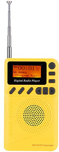 Digital Radio, Mini Pocket DAB+FM Radio Stereo Receiver,Digital Radio With Reader MP3 Player,Ultra-light,Long Battery Life,With 1.44LCD Display