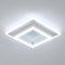 DELIPOP Lamparas de Techo Moderna, 30W 6500K Blanco frío Plafon LED Techo Cuadrado Design Luz de Techo Para Dormitorio Salon Comedor
