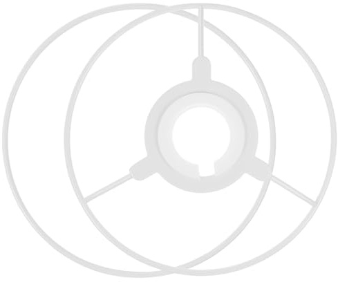 ROMISBABA Metall Lampenschirm Ring Für Diy Heimwerker Hängelampen Rahmen Robust Und Verschleißbeständig Passt Zu Verschiedenen Lampenstilen