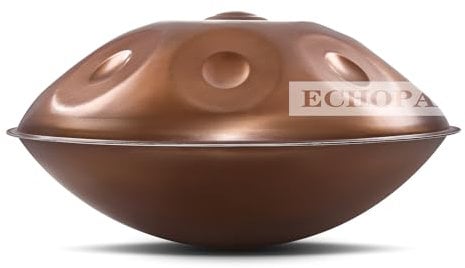 9-Ton D Kurd Handpan - Reiner, Ätherischer Klang | Hochwertiges Stahl-Schlaginstrument | Professionelles Handpan für Meditation, Yoga, Entspannung und Musikproduktion