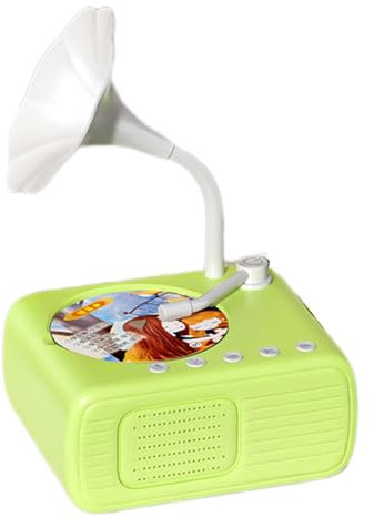 Audio-Player für Kinder, Grammophon-Spielzeug für Kinder | Grammophon-Story-Player mit 96-Karten-Audio-Player - Vintage interaktives Vorschul-Lernspielzeug für und Kinder