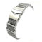 SAFIGLE Shark Mesh Uhrenarmband Robustes Elegantes Ersatzarmband Für Herren Und Damen Passend Für Uhren Silberfarben