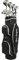 Ben Sayers M8 13-Piece Golf Package Set | Complete Ladies Set | Full 12 Clubs Graphite Shafts with Cart Bag | Driver, Woods, Hybrids, Irons, Wedges & Putter | Right Hand