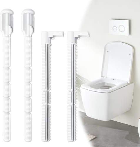 Betätigungsstangen-Set Kompatibel mit GEBERIT 241874001 Betätigungsplatten, Weiß Betätigungsplatten-Stellantrieb, 140mm x 10mm, 120mm x 20mm, Wassertank Ersatzteile