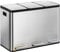 Hzuaneri Mülleimer Küche, Mülltrennsystem 3 Fächer 45L (3 x 15 L), Edelstahl-küchenmülleimer, Tretmülleimer mit Farbcodierbaren Pedalen, Abfalleimer Ruhiger Langsamer Abstieg, Silber SW04599E