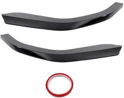 DM Autoteile 914142 LACKIERT Flaps Spoiler SET Sport-Performance Schwarz Glanz kompatibel für BMW G20 G21 M-Paket