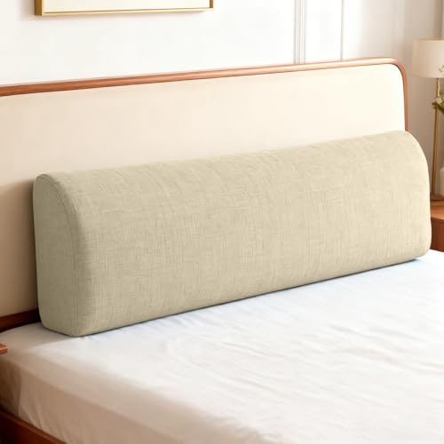 EXZFW Rückenkissen für Bett und Sofa, Rückenlehne Kissen, Bettsitzkissen, Rückenpolster Bett Sitzkissen, Ideal als Rückenstütze für mehr Halt und Komfort von Rücken, Kopf und Nacken,No02,90x30x10cm