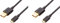 Amazon Basics câble de USB-A vers Micro USB 2.0, Vitesse de Transfert de 480 Mbps, avec connecteurs plaqués Or, Lot de 2, 0.9 m, Noir