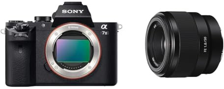 Sony Alpha 7 II Appareil Photo Numérique Hybride Boitier Nu, Capteur Plein Format 35 mm, 24,3 Mpix, Stabilisation 5 Axes & SEL 50-F18F Objectif 50 mm Ouverture F1.8 pour Monture E Sony