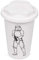 Shepperton Design STMTRPTMW ThumbsUp Original Stormtrooper-Keramiktasse mit Deckel (we), Keramik, weiß