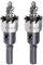 sourcingmap 2 Pcs 18mm HSS Drill Bit Hole Saw for Stainless Steel Metal Alloy Wood