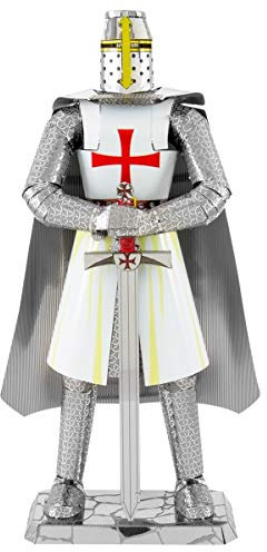 Metal Earth 3D-Puzzle Templerritter Metall-Rüstung-Puzzle. Modelle Für Erwachsene Moderates Niveau 6.81 X 5 X 14.81 Cm