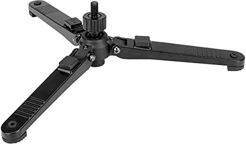 Koolehaoda Mini Stativ, Universeller 3 Bein Einbeinstativ Basisständer, Unipod Stütze mit 3/8 Schraube für Einbeinstative, Kugelkopf – KM3