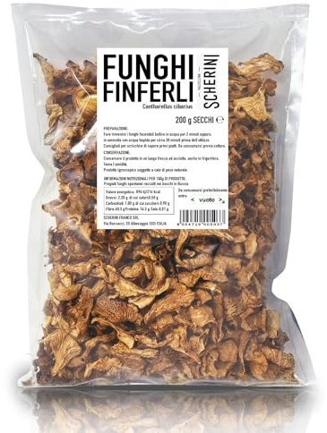 Scherini Valtellina - Funghi secchi (Finferli, 200g)