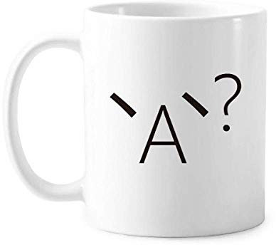 Kaffeetasse aus Keramik und Porzellan mit schönem Gesicht